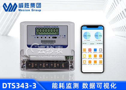 長沙威勝DTS343-3能耗監(jiān)測三相有功簡單電能表