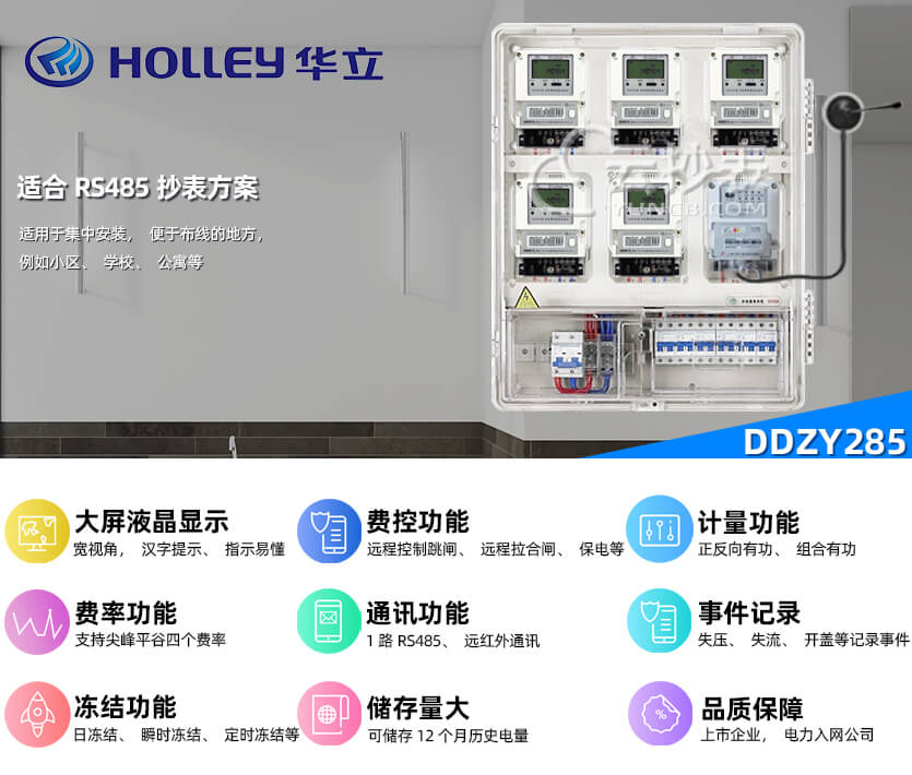 杭州華立DDZY285單相預(yù)付費(fèi)電能表